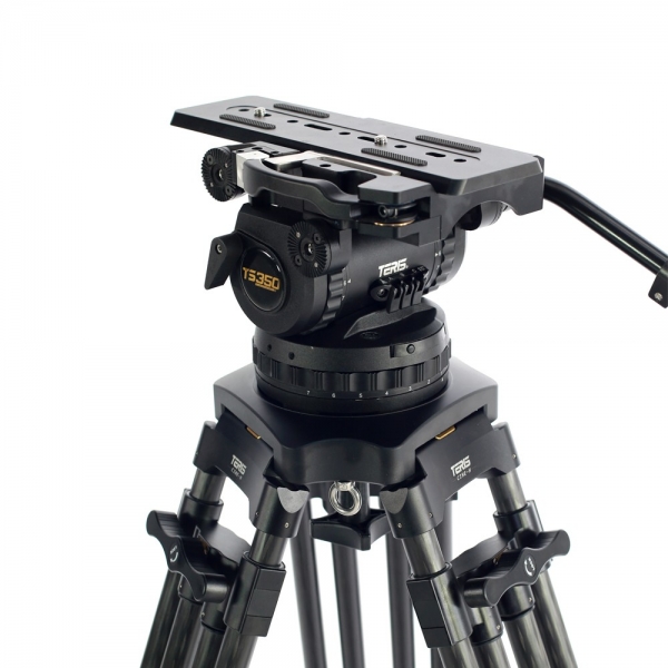 TS350CF-CINE Fluid Head and Tripod Kit